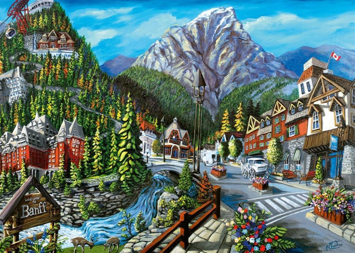 Ravensburger 1000 Parça Puzzle Banff Wanderlust 164813 | Toysall