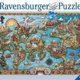 Ravensburger 1000 Parça Puzzle Gizemli Atlantis 167289 | Toysall