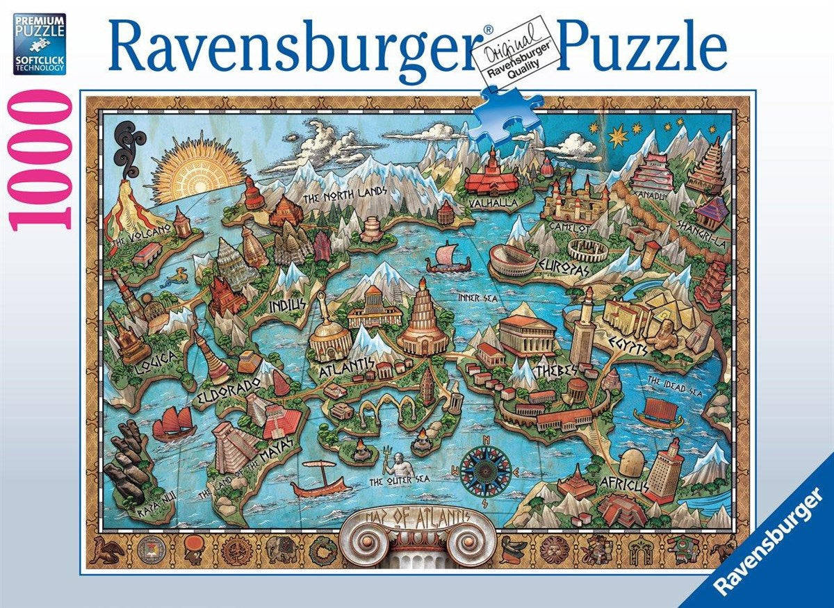 Ravensburger 1000 Parça Puzzle Gizemli Atlantis 167289 | Toysall