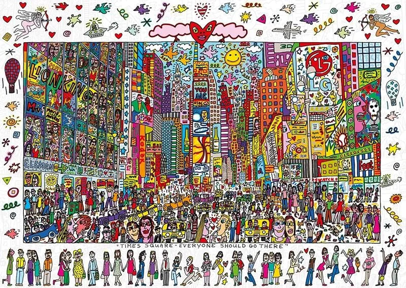 Ravensburger 1000 Parça Puzzle James Rizzi - Times Square 190690 | Toysall