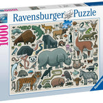 Ravensburger 1000 Parça Puzzle Vahşi Hayvan 168071 | Toysall