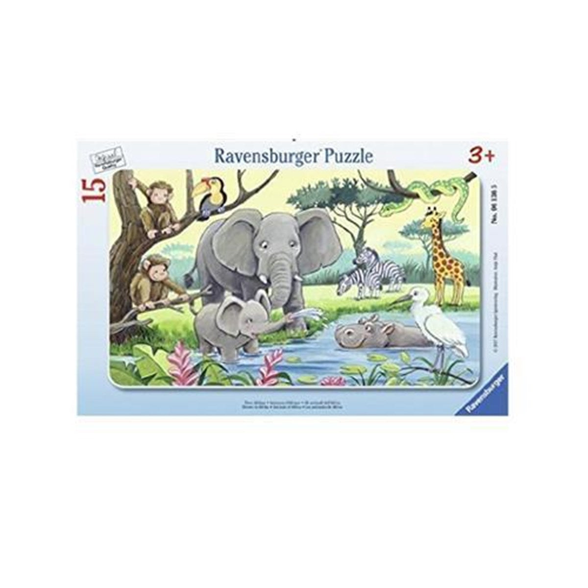Ravensburger 15 Parça Çerçeveli Puzzle Hayvanlar 061365 | Toysall