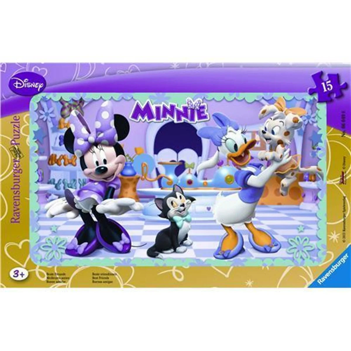 Ravensburger 15 Parça Küçük Çerçeveli Puzzle WD Minnie Mouse 060498 | Toysall