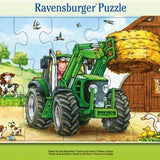 Ravensburger 15 Parça Puzzle Tractor on Farm 060443