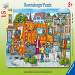 Ravensburger 15 Parçalı Puzzle Çöp Toplama Kamyonu 61624 | Toysall