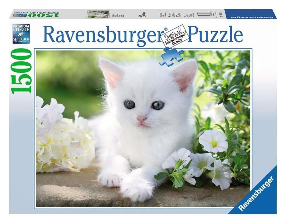 Ravensburger 1500 Parça Puzzle Beyaz Kedi 162437 | Toysall