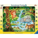 Ravensburger 24 Parça Çerçeveli Puzzle Jungle 061716