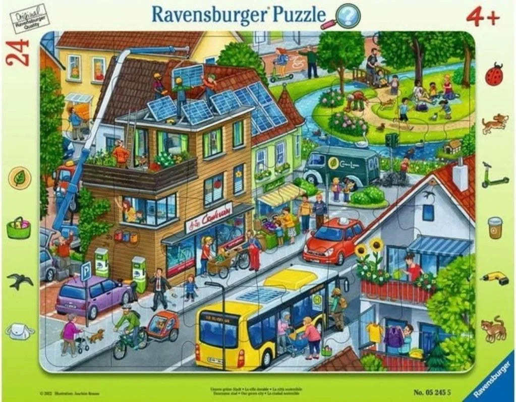 Ravensburger 24 Parça Puzzle Büyük Çerçeveli Şehir 52455 | Toysall