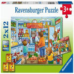 Ravensburger 2x12 Parça Puzzle Alışverişe Gidiyoruz 050765 | Toysall