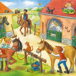 Ravensburger 2x12 Parça Puzzle At Çiftliği 051786 | Toysall