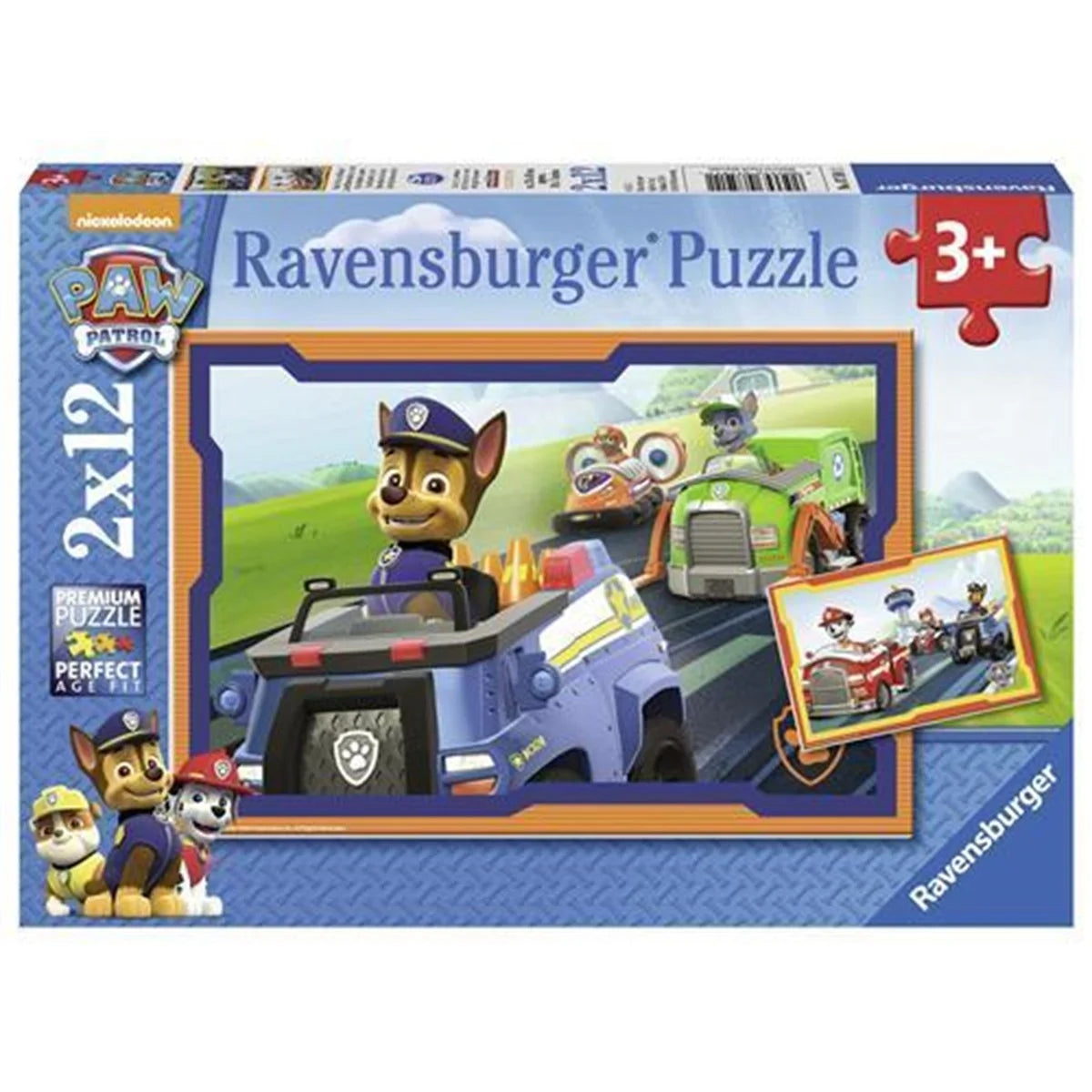 Ravensburger 2x12 Parça Puzzle Paw Patrol im Einsatz 075911 | Toysall