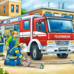 Ravensburger 2x12 Parça Puzzle Polis ve İtfaiye Çocuk 75744 | Toysall