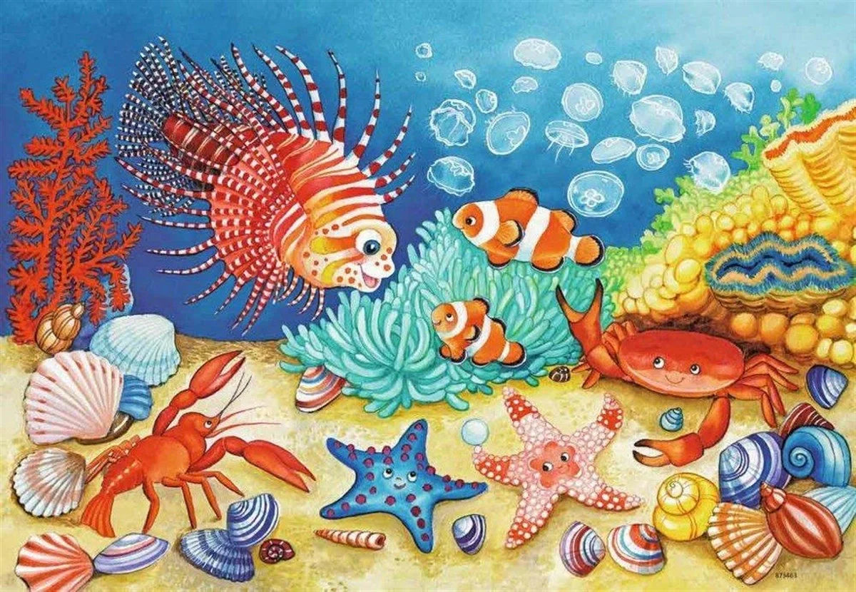 Ravensburger 2x12 Parça Puzzle Sea Bed 076253 | Toysall