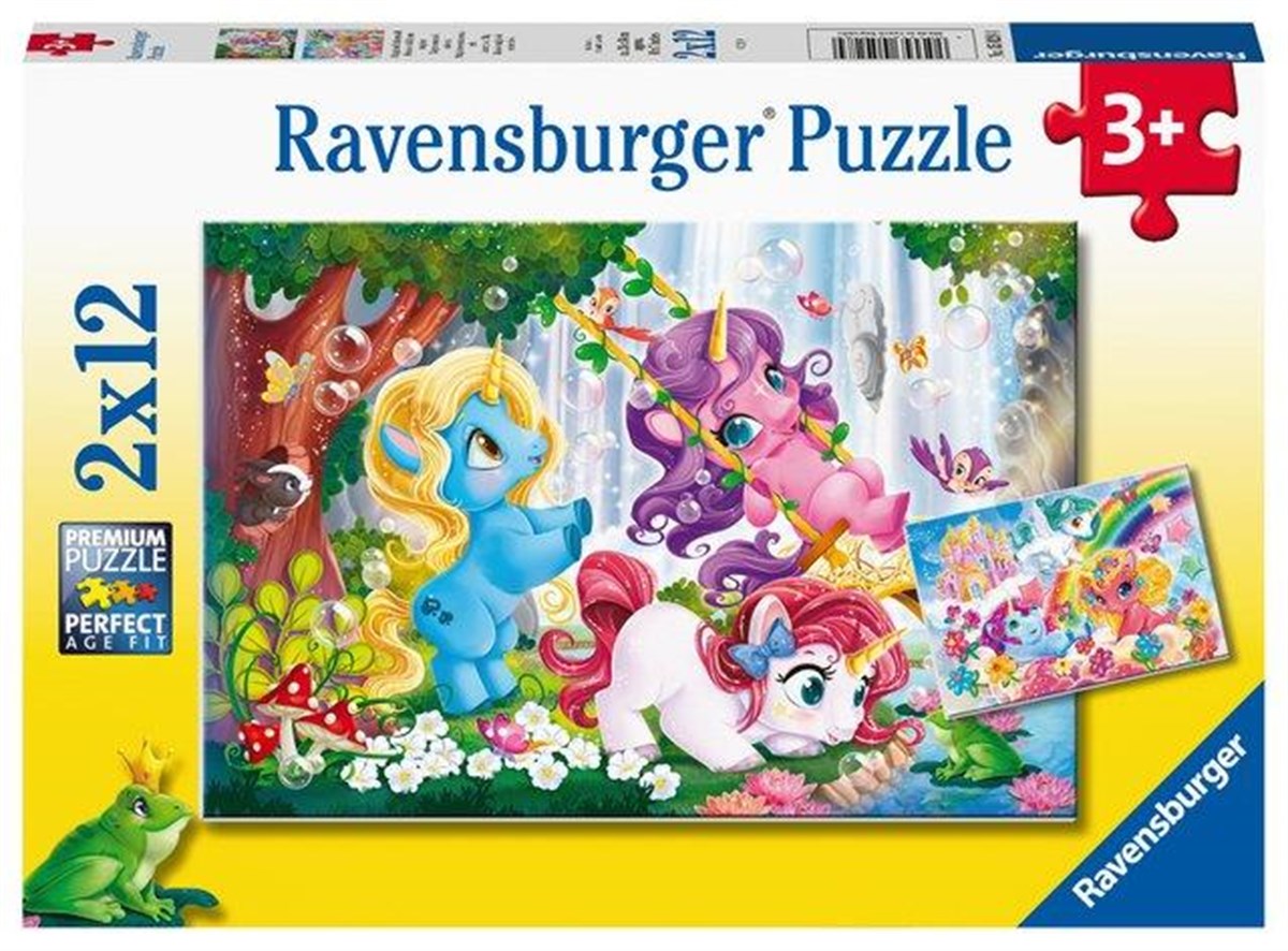Ravensburger 2x12 Parça Puzzle Unicorn 050284 | Toysall
