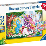 Ravensburger 2x12 Parça Puzzle Unicorn 050284