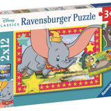 Ravensburger 2x12 Parça Puzzle Walt Disney Hayvanlar 055753 | Toysall