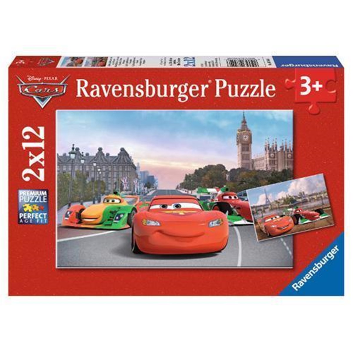 Ravensburger 2x12 Parça Puzzle Walt Disney Cars Mc Queen 075546 | Toysall