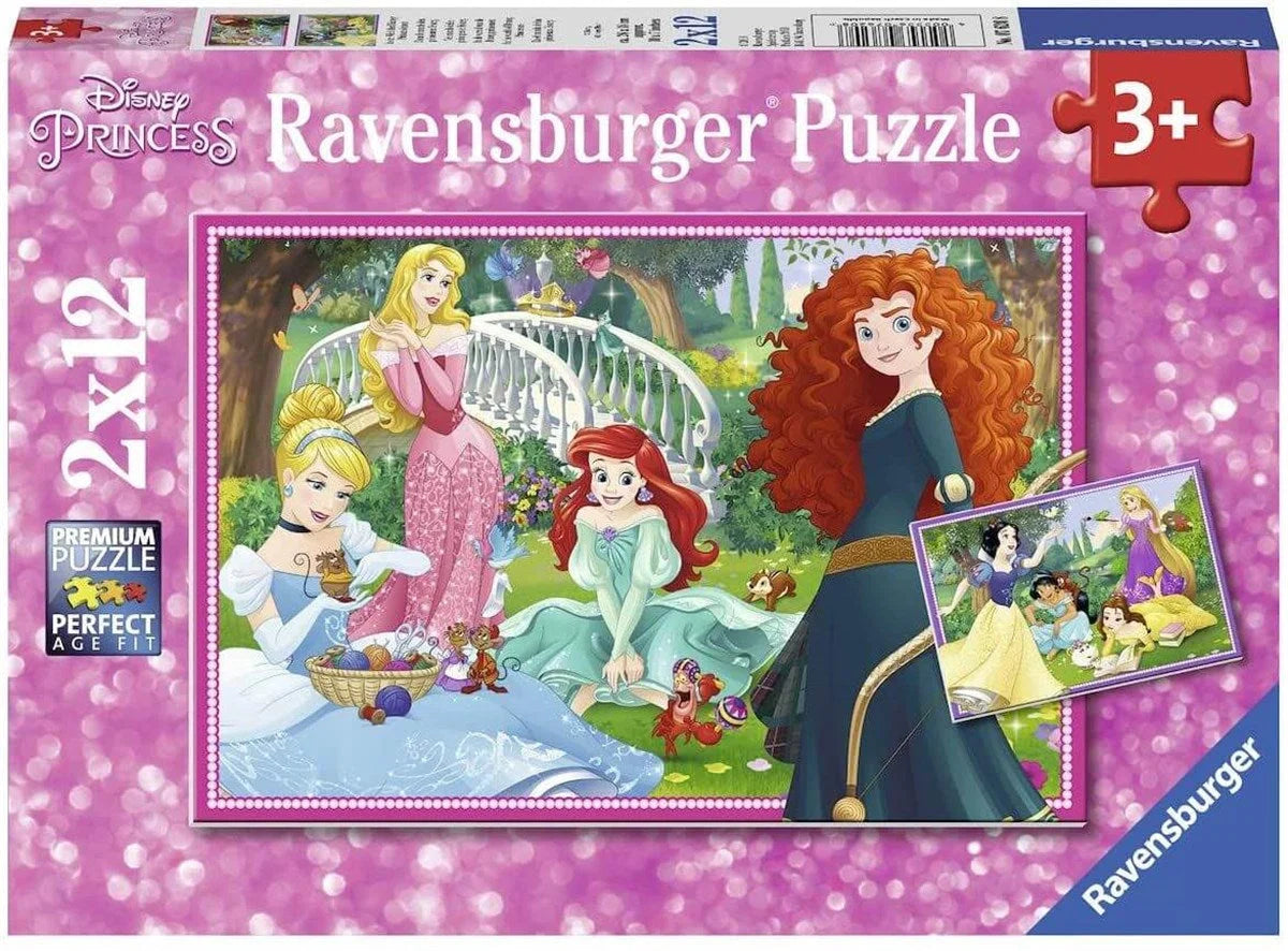 Ravensburger 2x12 Parça Puzzle WD Princess 076208 | Toysall