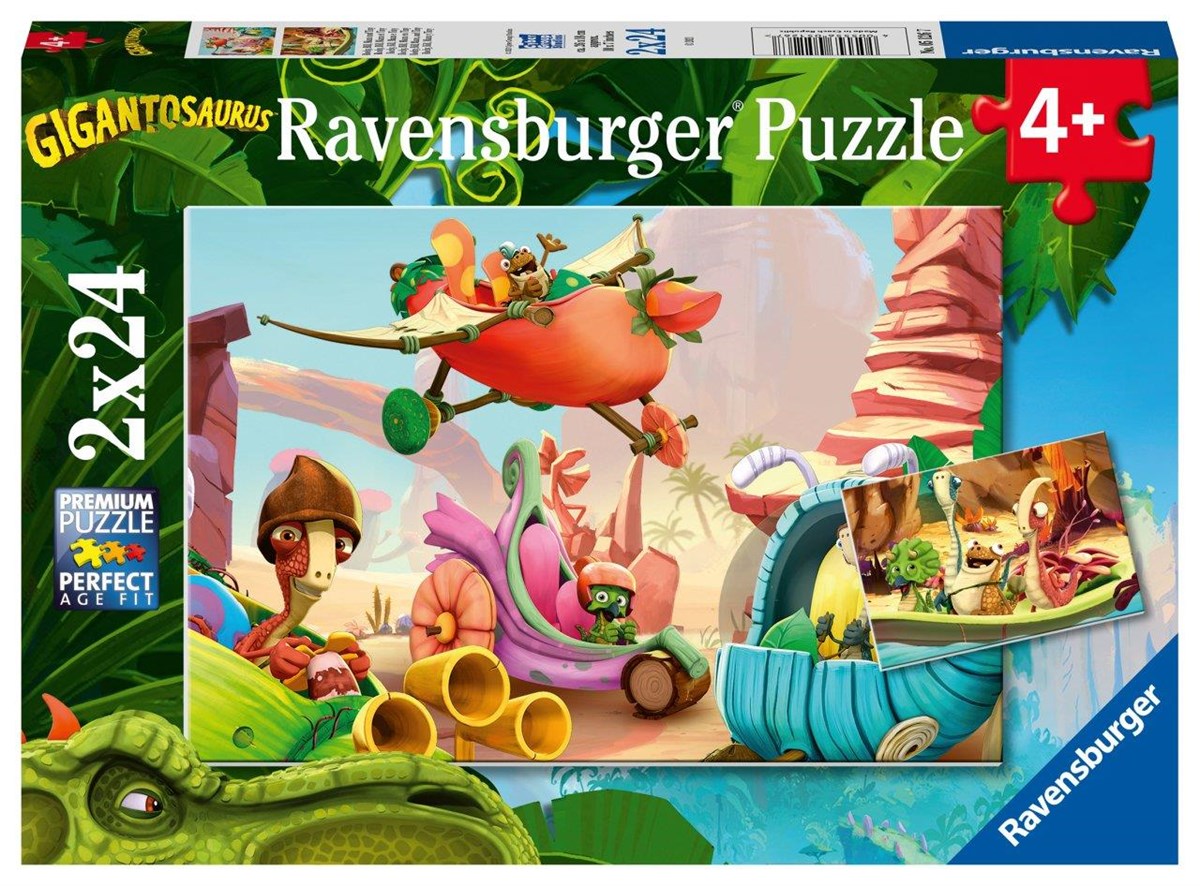 Ravensburger 2x24 Parça Puzzle Gigantosaurus 051267 | Toysall