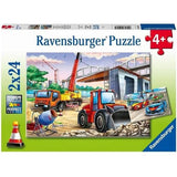 Ravensburger 2x24 Parça Puzzle Kepçe ve Arabalar 051571 | Toysall