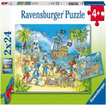 Ravensburger 2x24 Parça Puzzle Macera Adası 050895 | Toysall