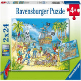 Ravensburger 2x24 Parça Puzzle Macera Adası 050895
