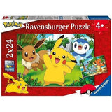 Ravensburger 2x24 Parça Puzzle Pokemon 056682 | Toysall