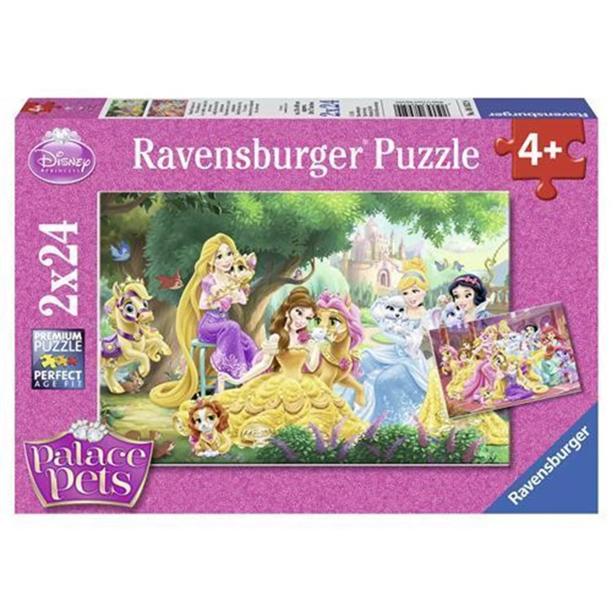 Ravensburger 2x24 Parça Puzzle Prenses´in Arkadaşları 089529 | Toysall