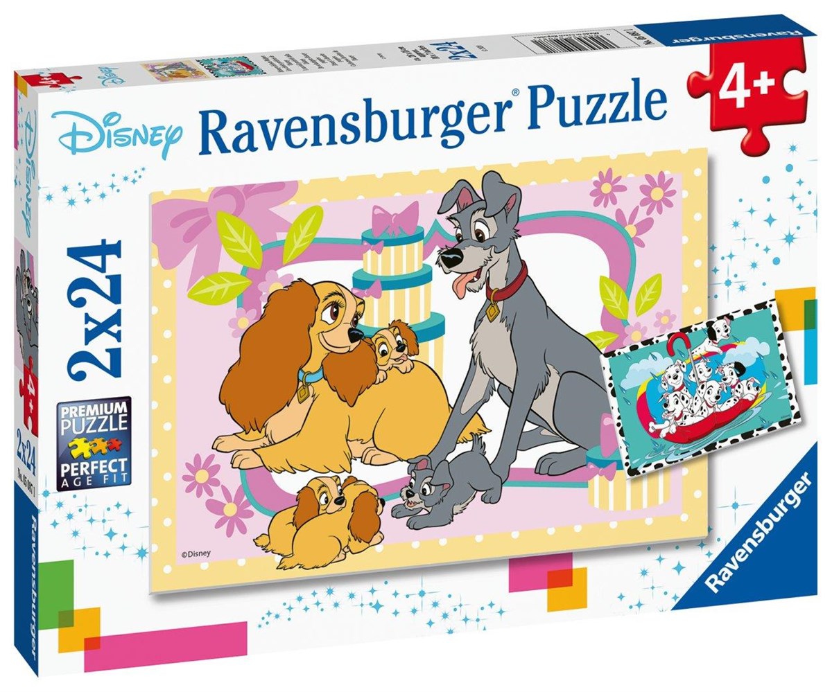 Ravensburger 2x24 Parça Puzzle Walt Disney Favori Hayvanlar 050871 | Toysall