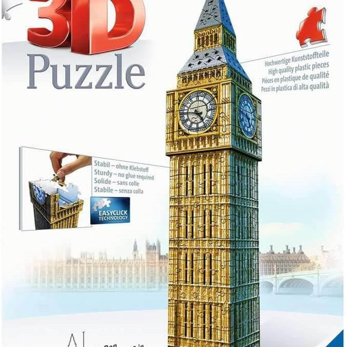 Ravensburger 3 Boyutlu Plastik Puzzle Big Ben Saat Kulesi 125548 | Toysall