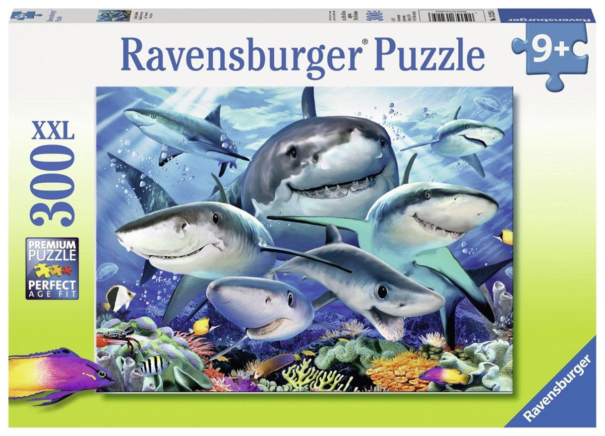 Ravensburger 300 Parça Puzzle Köpekbalıkları 132256 | Toysall