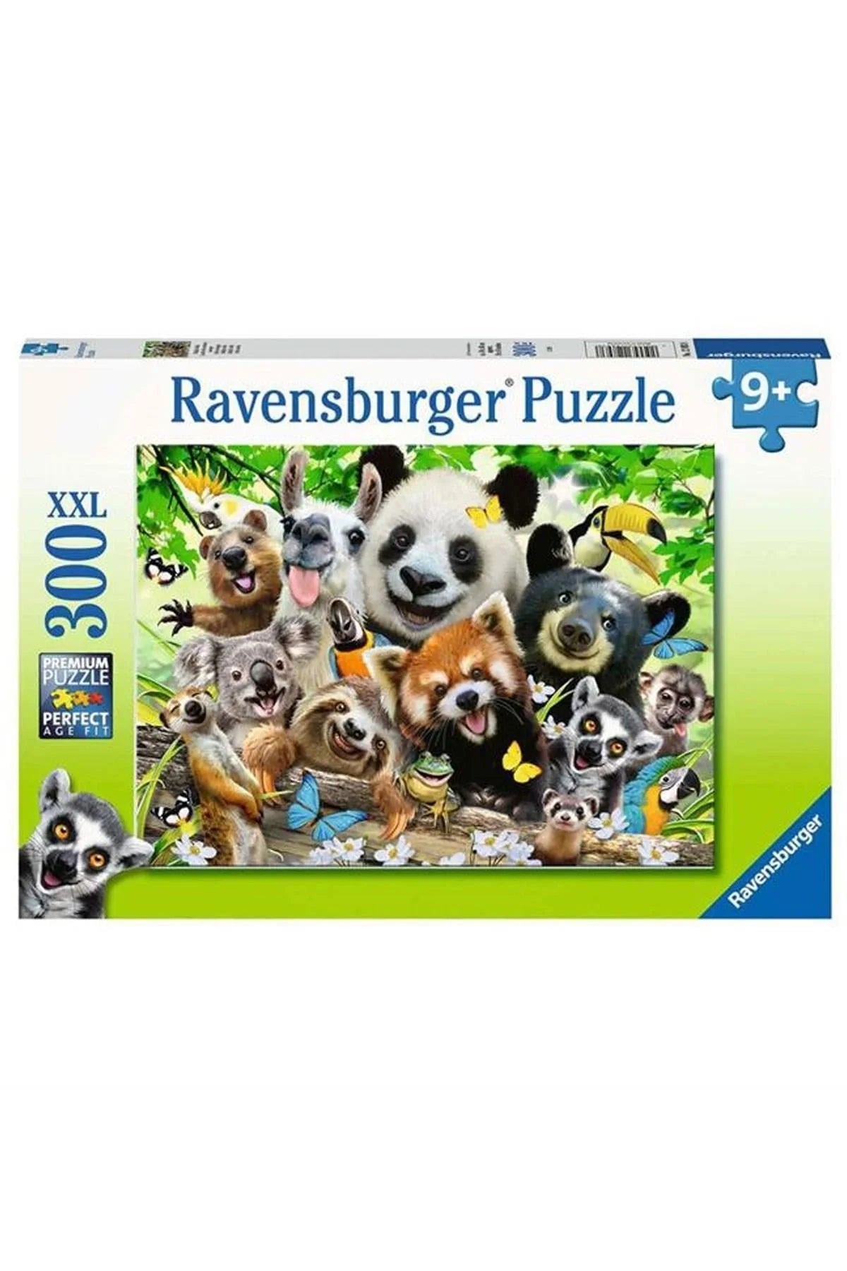 Ravensburger 300 Parça Puzzle Vahşi Yaşam Selfie'si 128938