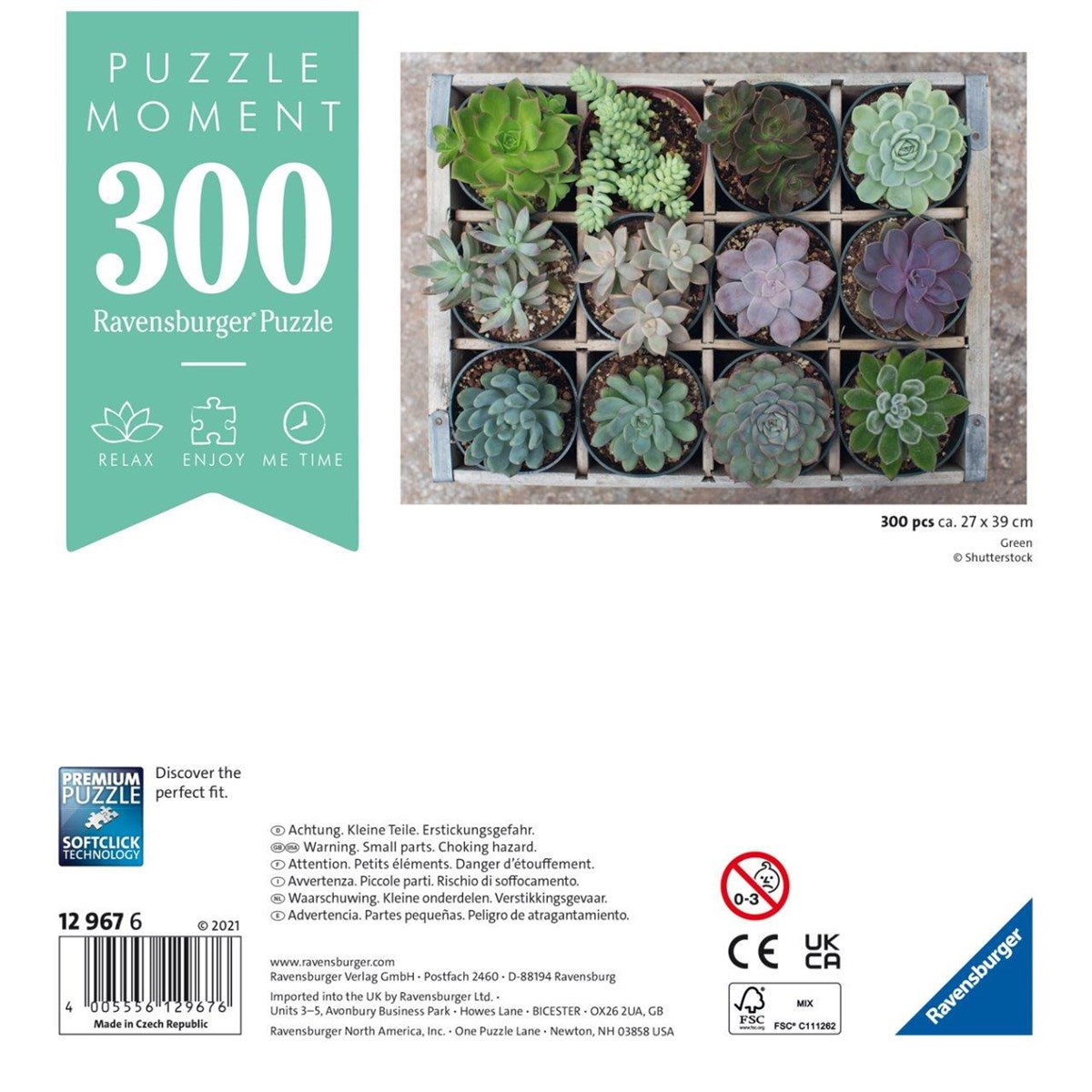 Ravensburger 300 Parça Puzzle Yeşil Çiçekler 129676 | Toysall