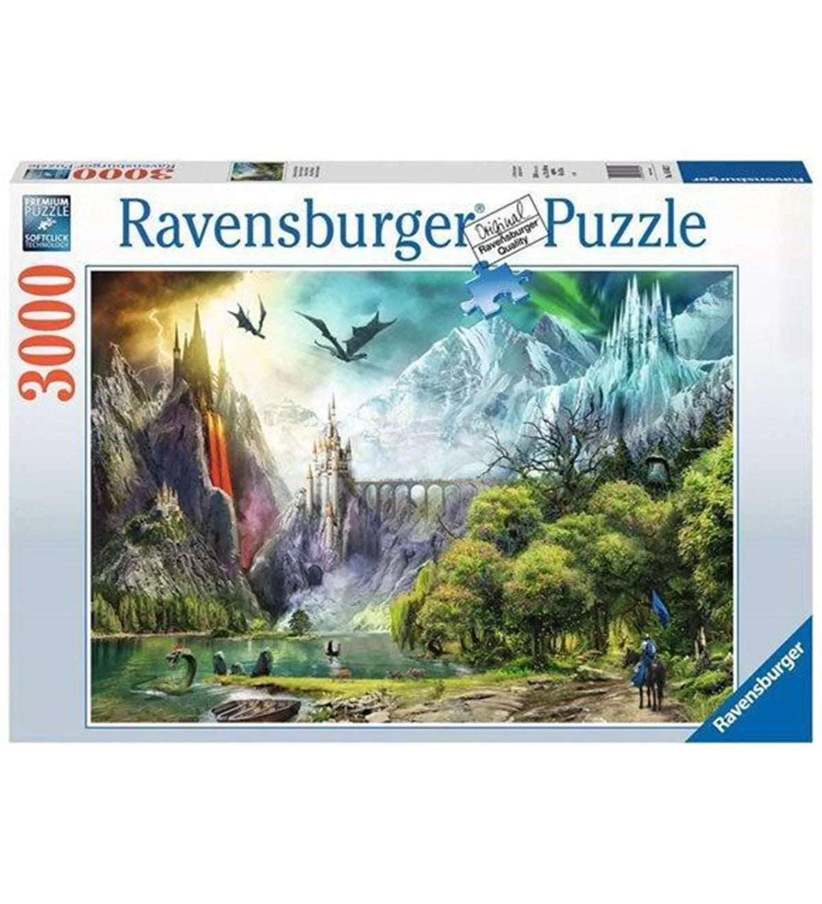 Ravensburger- Valle del Dragón Rompecabeza Piezas, Multicolor (Puzzle Ravensburger- Valle del Dragón Rompecabeza Piezas, Multicolor (Puzzle
