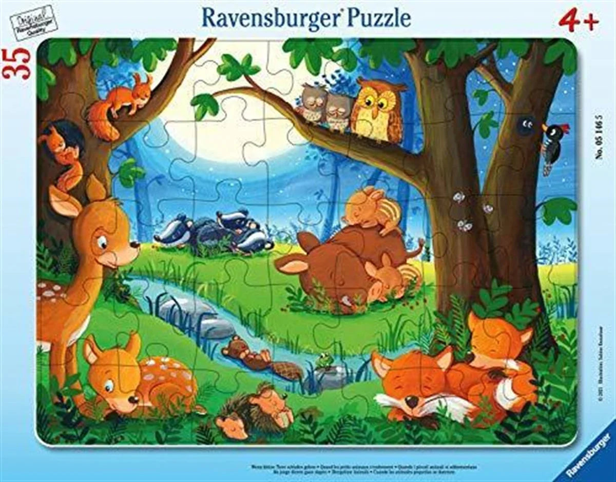 Ravensburger 35 Parça Büyük Çerçeveli Puzzle Hayvancıklar 051465 | Toysall