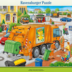 Ravensburger 35 Parça Çerçeveli Puzzle Çöp Arabası 063468 | Toysall