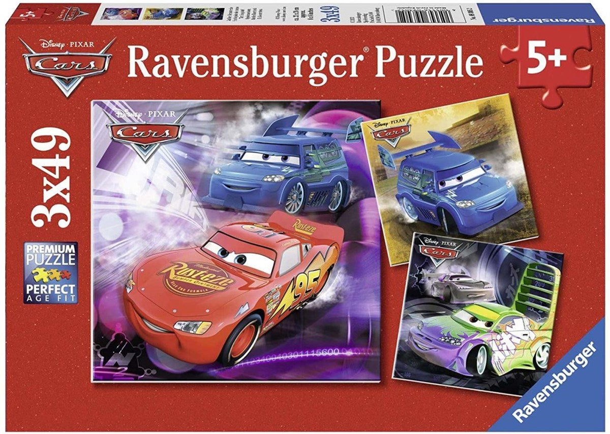 Ravensburger 3x49 Parça Puzzle Disney Arabalar 093052 | Toysall