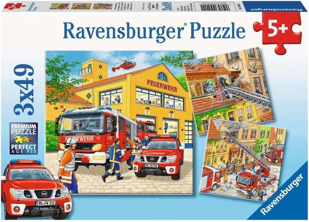 Ravensburger 3x49 Parça Puzzle İtfaiye 094011 | Toysall