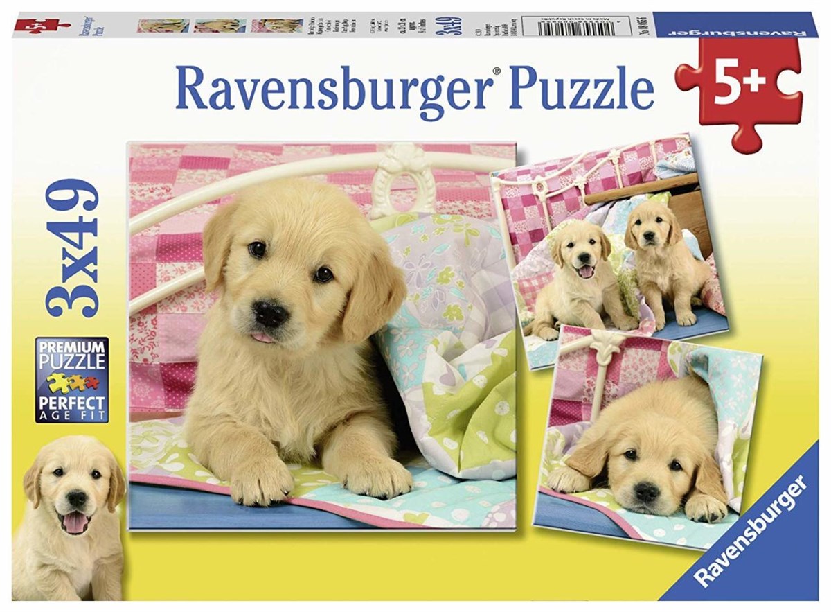 Ravensburger 3x49 Parça Puzzle Puppies 080656 | Toysall