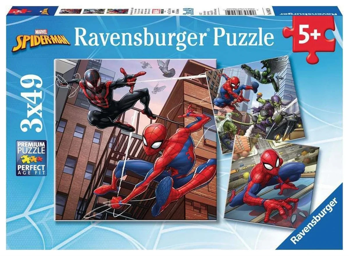 Ravensburger 3x49 Parça Puzzle Spiderman 080250 | Toysall