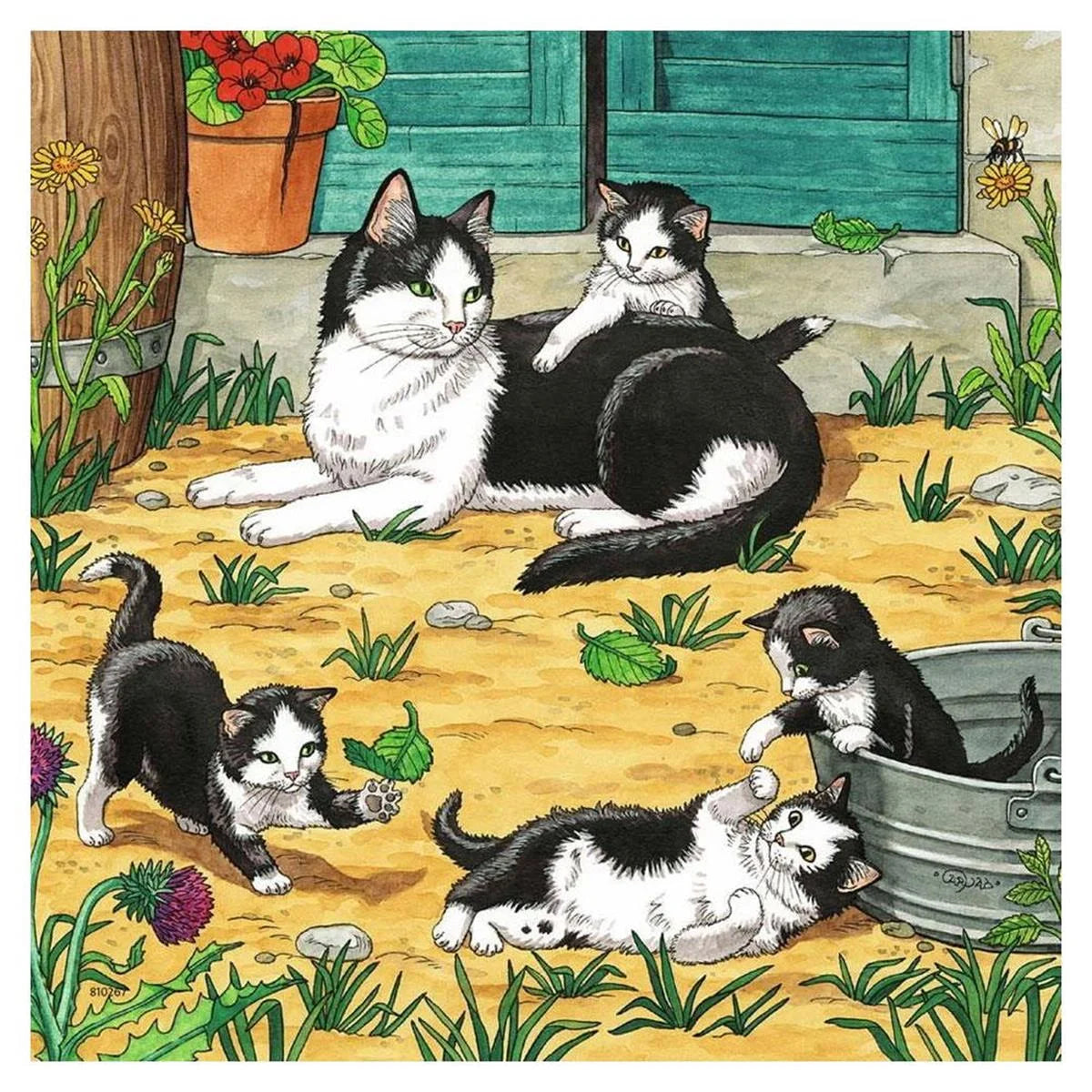 Ravensburger 3x49 Parça Puzzle Tatlı Hayvancıklar  080021 | Toysall