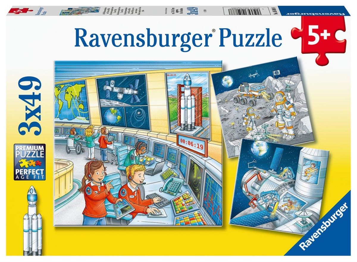 Ravensburger 3x49 Parça Puzzle Tom'la Uzayda 050888 | Toysall