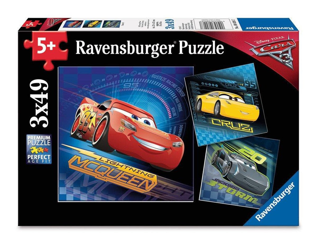Ravensburger 3x49 Parça Puzzle Walt Disney Cars 080267 | Toysall