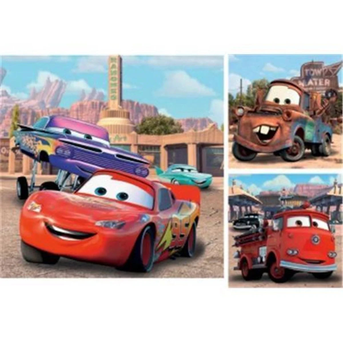 Ravensburger 3x49 Parça Puzzle Walt Disney Cars 2 Yarış 092819 | Toysall