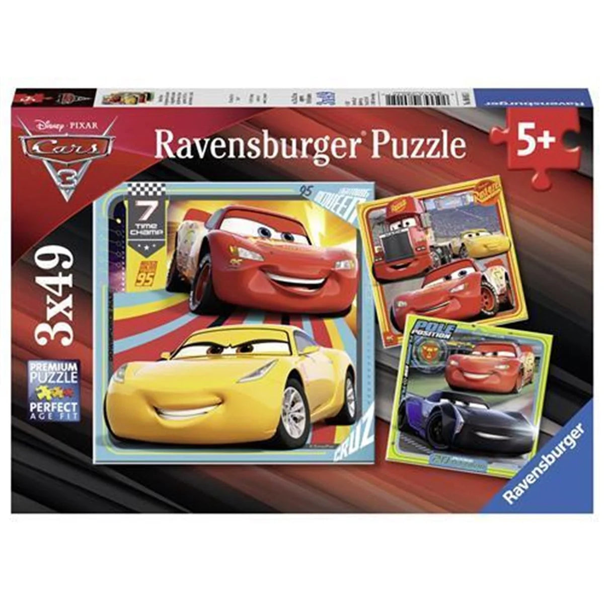 Ravensburger 3x49 Parça Puzzle Walt Disney Cars 3 080151 | Toysall