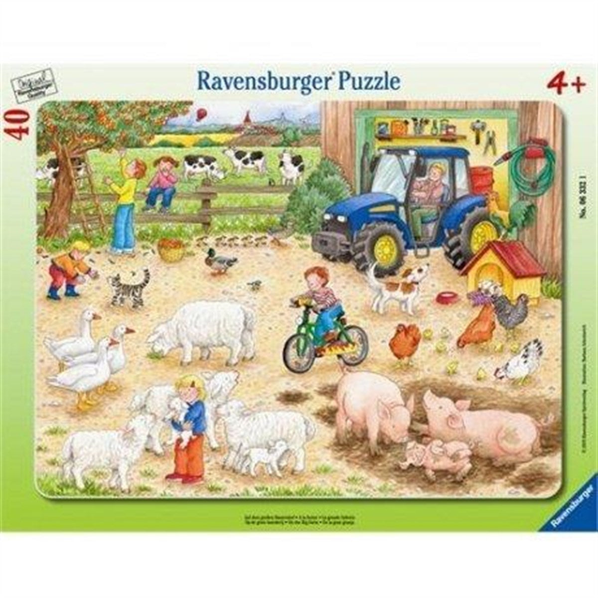 Ravensburger 40 Parça Küçük Çerçeveli Puzzle Büyük Çiftlik 063321 | Toysall