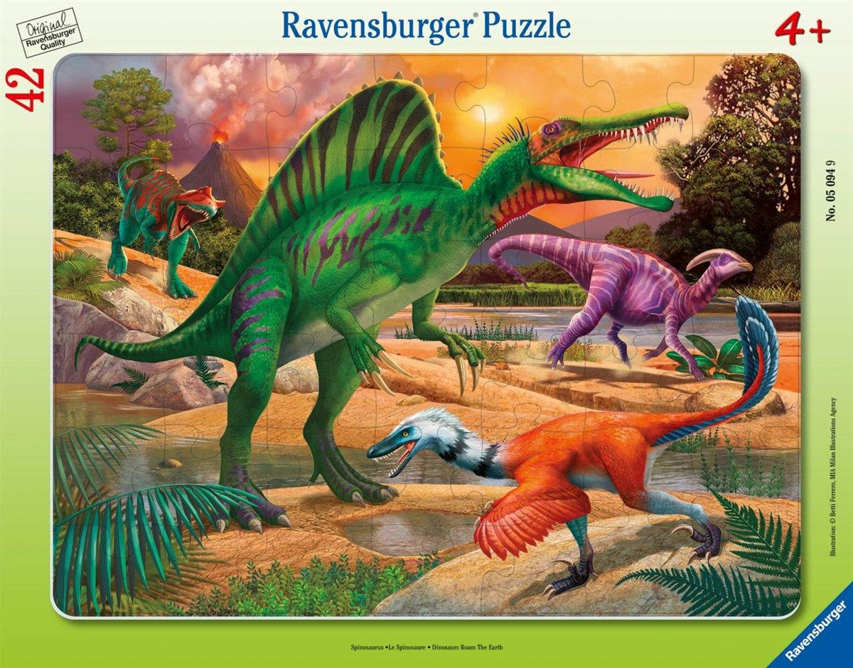 Ravensburger 42 Parça Büyük Çerçeveli Puzzle Spinosaurus 050949 | Toysall