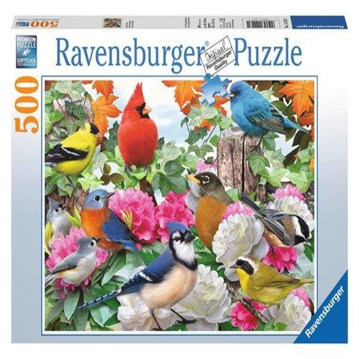 Ravensburger 500 Parça Puzzle Bahçe Kuşları 142231 | Toysall