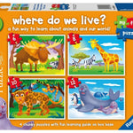 Ravensburger 6/8/10/12 Parça Puzzle Yaşadığım Yer 030583 | Toysall