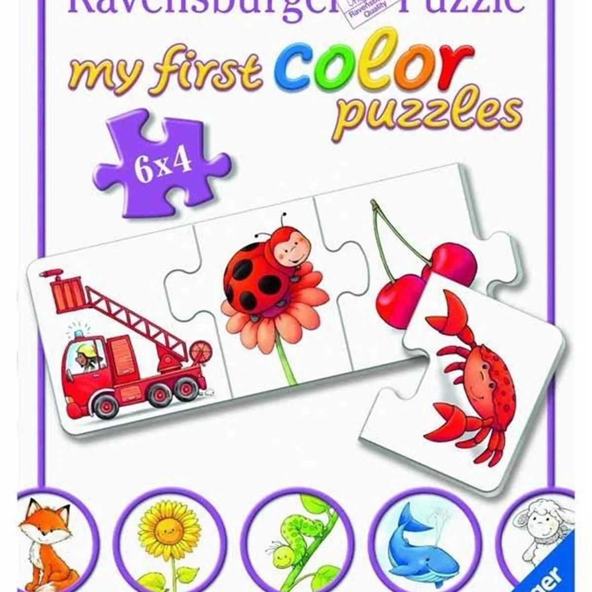 Ravensburger 6x4 Parça Puzzle Bütün İlk Renklerim 030071 | Toysall